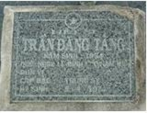 Tìm thân nhân liệt sĩ Trần Đăng Tăng