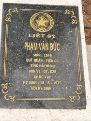 Nhắn tìm thân nhân liệt sỹ Phạm Văn Đức 