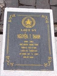 Nhắn tìm thân nhân liệt sỹ Nguyễn T.Thanh