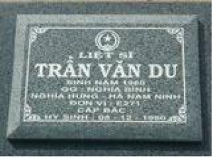 Tìm thân nhân liệt sĩ Trần Văn Du