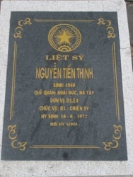 Nhắn tìm thân nhân liệt sỹ  Nguyễn Văn Thịnh