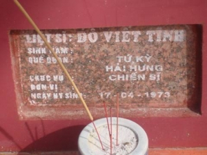 Nhắn tìm thân nhân liệt sỹ Đỗ Viết Tình