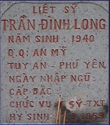 Tìm thân nhân liệt sĩ Trần Đình Long