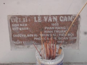 Nhắn tìm thân nhân liệt sỹ Lê Văn Cam