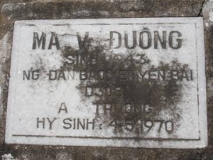 Nhắn tìm thân nhân liệt sỹ Mai Văn Đuông 