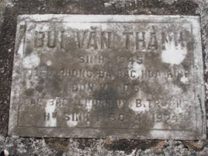 Nhắn tìm thân nhân liệt sĩ Bùi Văn Thành