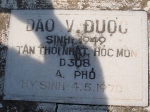 Nhắn tìm thân nhân liệt sỹ Đào Văn Được