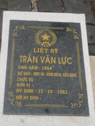 Nhắn tìm thân nhân liệt sỹ Trần Văn Lực