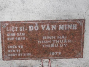 Nhắn tìm thân nhân liệt sỹ Đỗ Văn Minh