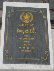 Nhắn tìm thân nhân liệt sỹ  Kiều