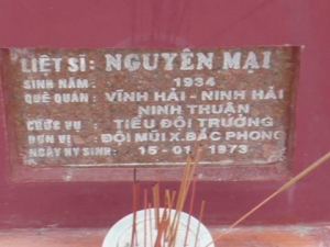 Nhắn tìm thân nhân liệt sỹ  Nguyên Mại