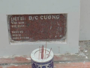 Nhắn tìm thân nhân liệt sĩ Cường