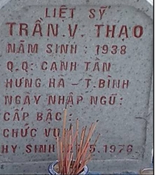 Tìm thân nhân liệt sĩ Trần Văn Thạo