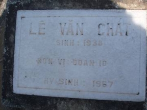  Nhắn tìm thân nhân liệt sỹ Lê Văn Chát