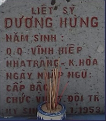 Tìm thân nhân liệt sĩ Dương Hùng