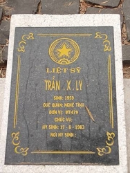 Nhắn tìm thân nhân liệt sỹ  Trần X.Ly