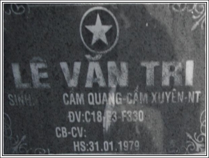 Nhắn tim thân nhân liệt sỹ Lê Văn Tri