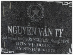 Nhắn tin tìm thân nhân liệt sĩ Nguyễn Văn Tý