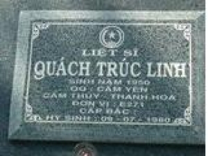 Tìm thân nhân liệt sĩ Quách Trúc Linh