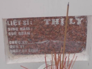 Nhắn tìm thân nhân liệt sĩ Thị Ly