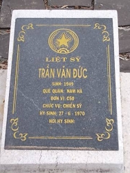 Nhắn tìm thân nhân liệt sỹ  Trần Văn Đức 
