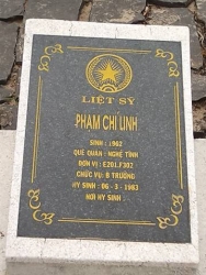 Nhắn tìm thân nhân liệt sỹ Phạm Chí Linh