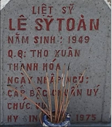 Tìm thân nhân liệt sĩ Lê Sỹ Toàn