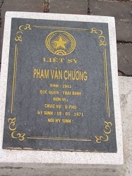  Nhắn tìm thân nhân liệt sỹ  Phạm Văn Chương