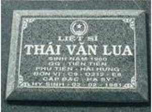 Tìm thân nhân liệt sĩ Thái Văn Lua