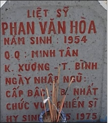 Tìm thân nhân liệt sĩ Phan Văn Hòa