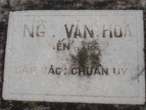 Nhắn tìm thân nhân liệt sỹ Nguyễn Văn Hóa