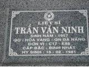 Tìm thân nhân liệt sĩ Trần Văn Ninh