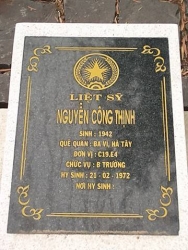 Nhắn tìm thân nhân liệt sỹ  Nguyễn Công Thịnh