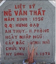 Tìm thân nhân liệt sĩ Nguyễn Văn Nhất