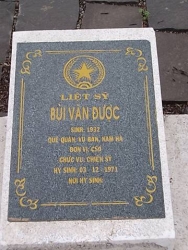Nhắn tìm thân nhân liệt sỹ  Bùi Văn Được 