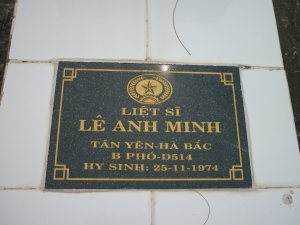 Tìm thân nhân liệt sĩ Lê Anh Minh