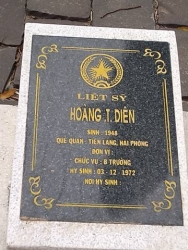 Nhắn tìm thân nhân liệt sỹ  Hoàng.T.Diên