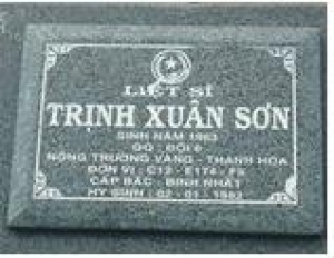 Tìm thân nhân liệt sĩ Trịnh Xuân Sơn
