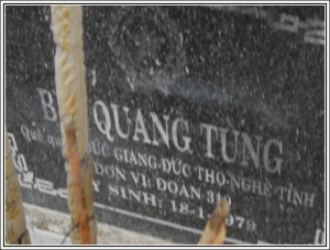 Nhắn tin tìm thân nhân liệt sĩ Bùi Quang Tùng