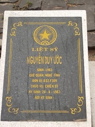 Nhắn tìm thân nhân liệt sỹ Nguyễn Duy Ước