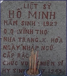 Tìm thân nhân liệt sĩ Hồ Minh