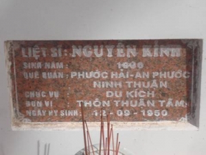 Nhắn tìm thân nhân liệt sỹ  Nguyễn Kỉnh -Sinh Năm: 19?