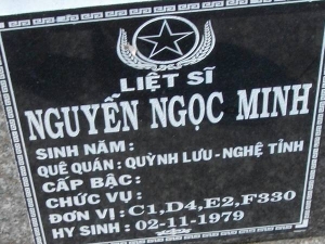 Nhắn tìm thân nhân liệt sỹ  Nguyễn Ngọc Minh