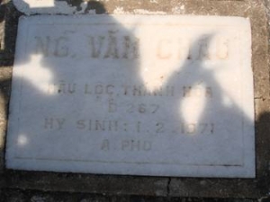  Nhắn tìm thân nhân liệt sỹ Nguyễn Văn Châu