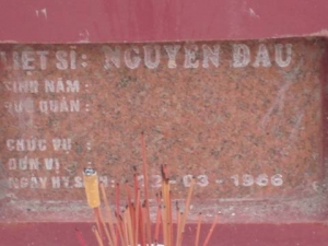 Nhắn tìm thân nhân liệt sĩ Nguyễn Dâu