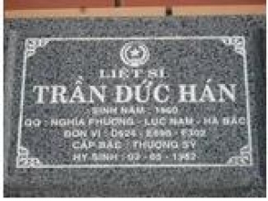 Tìm thân nhân liệt sĩ Trần Đức Hán