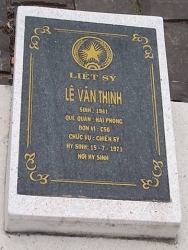 Tìm thân nhân liệt sĩ Lê Văn Thịnh