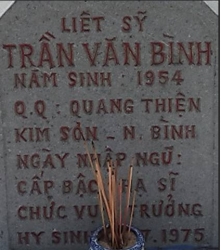 Tìm thân nhân liệt sĩ Trần Văn Bình