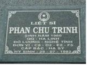 Tìm thân nhân liệt sĩ Phan Chu Trinh