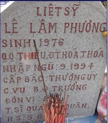 Tìm thân nhân liệt sĩ Lê Lâm Phương